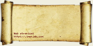 Eva Vilimonović vizit kartica